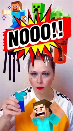 Minecraft Food Challenge in Real Life! (Creeper Juice = Scary) 😱💥⚔️