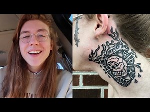 getting a neck tattoo *vlog*