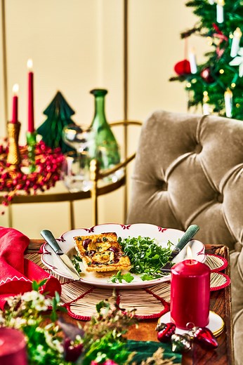 Grape, Thyme and Goat’s Cheese Tarts