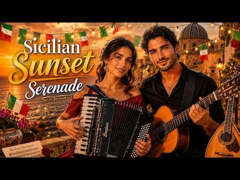Sicilian Sunset Serenade 🌅 Accordion, Guitar & Mandolin 2H