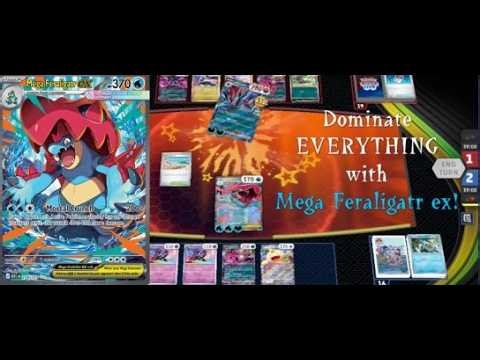 Mega Feraligatr ex Dominates Your Opponent!