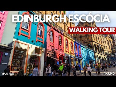 EDINBURGH, SCOTLAND 🏴󠁧󠁢󠁳󠁣󠁴󠁿 Walking Tour (4K Ultra HD)