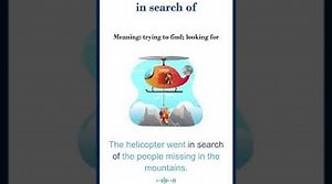 In search of meaning | in search of sentences | Common English Idioms #shorts