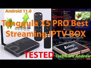 Tanggula X5 PRO Android Streaming IPTV BOX