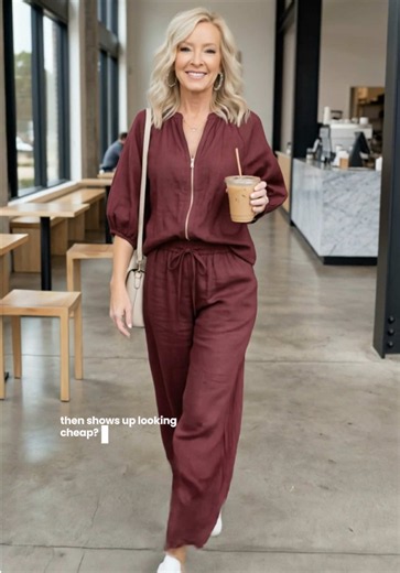 matching lounge set, women's two piece outfit, wide leg pant set, casual chic outfit, travel outfit for women, boutique matching set, resort wear for women, comfortable dressy outfit, women's vacation outfit, women's fashion over 50 #resortwear #MatchingSet #Over50Style #VacationOutfit #twopieceset
