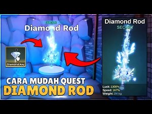 Easy Way to Complete the Diamond ROD Quest! || ROBLOX : FISH IT! ||