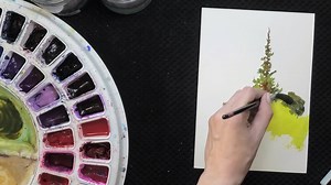 If you're painting a landscape with a lot of green in it, it can be hard to make the different greens stand out from each other. Some greens feel too bright to be natural, shadowed greens can look too blue. So many new painters struggle to work with the color green, but green can be one of the most fun colors to work with if you follow a few simple principles. 1. Start with a vibrant green and you'll have more options for mixing to get different variations. I like Green Gold and Phthalo Green (B