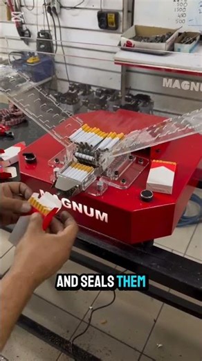 watch on how cigarettes is been packed.wm #fyp #public