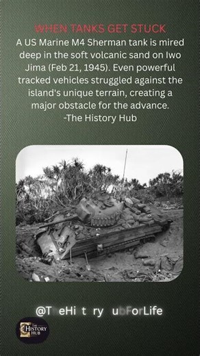 WW2 Rare Photos: When Even a Tank Gets Stuck #usa #history #ww2rebuilder #worldwar2 #ww2 #war