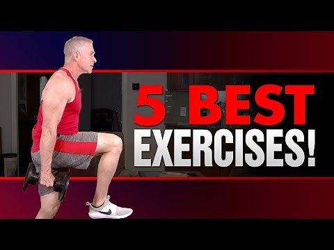 5 Exercise Full Body Dumbbell Workout (BUILD MUSCLE AT HOME!)