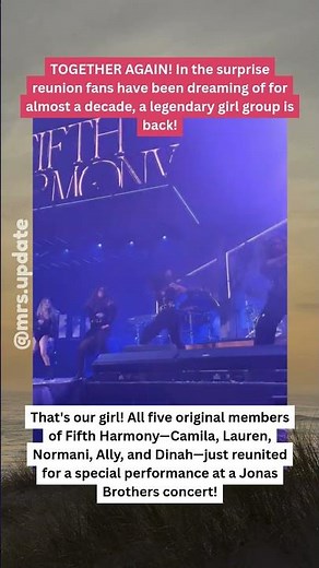 FIFTH HARMONY REUNITES! All 5 Members Perform at Jonas Brothers Show! #FifthHarmony #Reunion