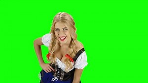 Girl Bavarian Costume Drinking Beer Glass : vidéo de stock (100 % libre de droit) 19217302 | Shutterstock