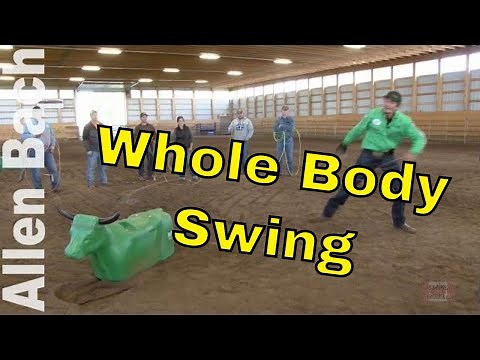 Wrist, Arm & Shoulder Swing - Allen Bach team roping tips