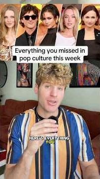 Everything you missed in pop culture this week 👀 (4/10)
