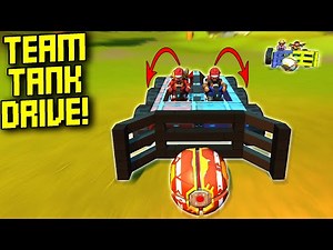 2 Person Tank Steering Challenge! Almost Too Difficult... - Scrap Mechanic Multiplayer Monday