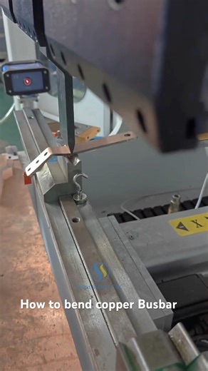 How to use electric press brake bending copper Busbar #steelfab #fabrication #cnc