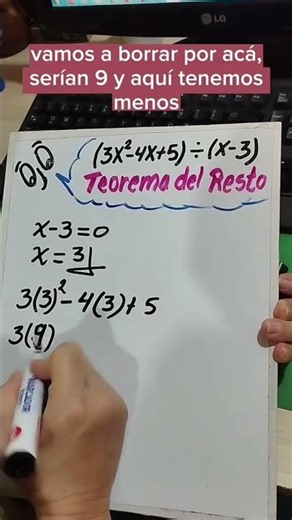 Remainder Theorem 🤓 #profeliyuan #thisisalsowtolearn