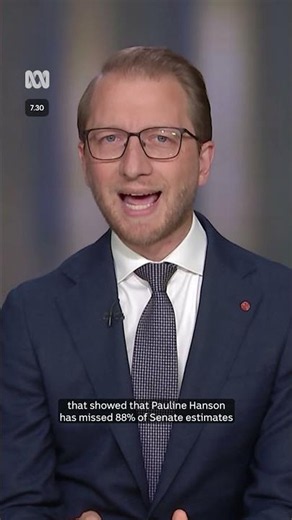 Pauline Hanson 'shirking responsibilities' to the public, says James Paterson | 7.30