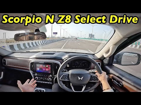 New Mahindra Scorpio N Z8 SELECT Petrol Manual Drive Review l Aayush ssm