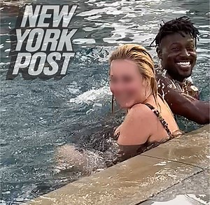 Antonio Brown caught exposing himself to shocked guests at swanky hotel pool
