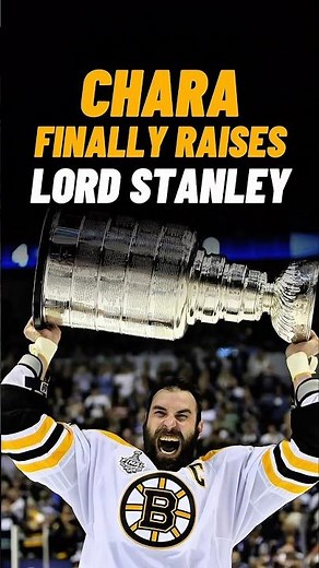 The Stanley Cup Moment Zdeno Chara Waited His Whole Career For