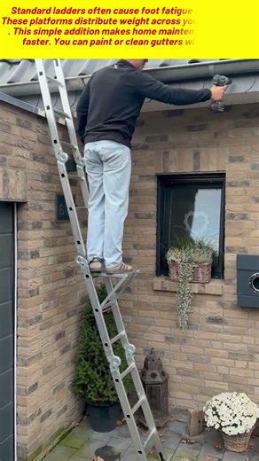 Multi Function Ladder Platform Enhances Safety And Tool Access