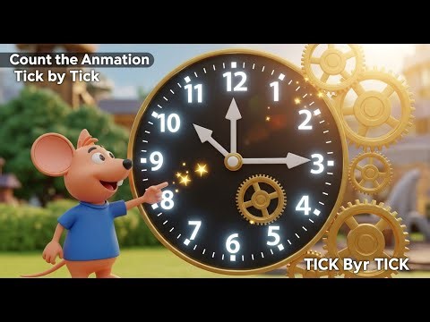 Hickory Dickory Clock – Count the Numbers with the Mouse! | Fun Time & Counting Rhyme for Kids
