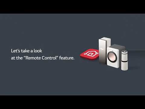 [LG ThinQ] How to Use the Remote Control Feature on the LG ThinQ App