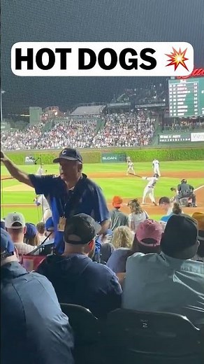 Hot dogs and homers. Heck yeah 🌭 (🎥@backs_sports)