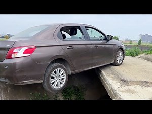Female driver's extreme driving skills on narrow rural roads are amazing
