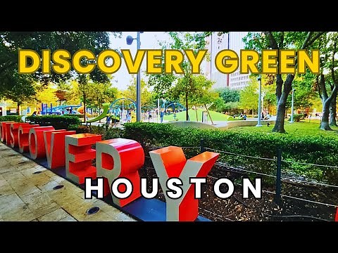 Discovery Green Park Houston Texas Full Walking Tour