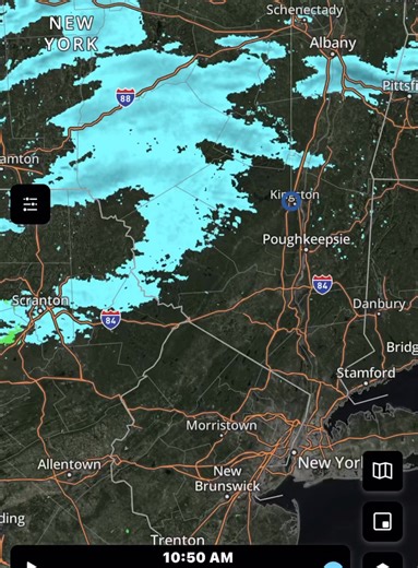 1055am Thursday Weather radar update | Hudson Valley Weather
