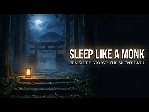 A Night in a Zen Monastery 🎋 Sleep Story for Deep Rest & Letting Go | The Silent Path