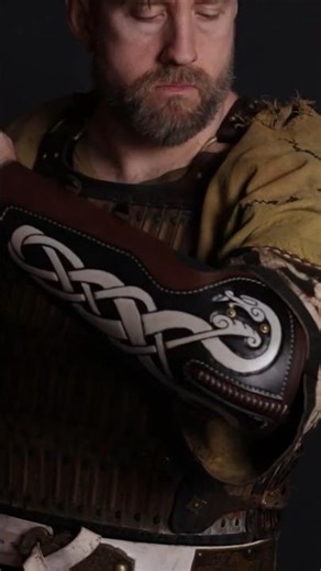 Making LEATHER ARMOR | Arm Armor - Bazubands - Leather Vambraces