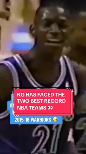 Would you rather face the 1995-96 #Bulls or the 2015-16 #Warriors? 👀 #NBA #basketball #kevingarnett