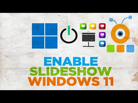 how to enable Slideshow background in Windows 11
