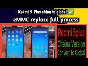 Redmi 5 Plus china to global || without bootloader unlock only file