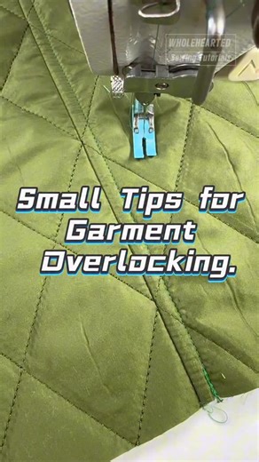 WHOLEHEARTED Sewing Tutorials & Tools | Small Tips for Garment Overlocking. #Wholeheartedapparel #Wholeheartedsewingtutorials #Wholeheartedsewing #Sewingtutorials #sewinglife | Instagram