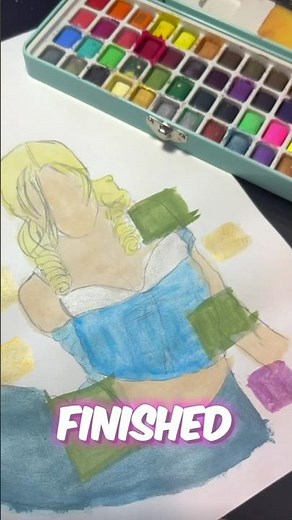 can I draw Addison Rae?😍😟#shorts #addisonrae #music #art #drawing #artist