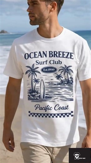 Surf Club T-Shirt Design | Minimal | Minimalist design | illustration | t shrit design |