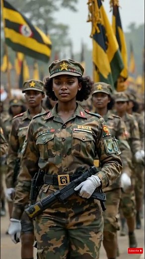 Uganda Armed Forces Women Parade | National Independence Celebration 2025 #MilitaryParade