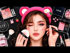 ASMR Makeup Compilation For Sleep | 1 hour (No Talking)