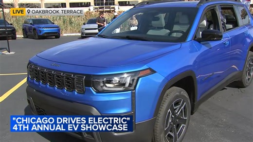 The Chicago Drives Electric event in Oakbrook Terrace is offering drivers a chance to test drive a an electric vehicle this weekend! | ABC 7 Chicago