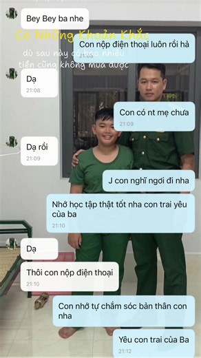 Đây là động lực để bản thân cố gắn từng ngày yêu con trai của Ba# thiéuinhquanmiennamphanhieu2#xuhuong##chubodoi❤