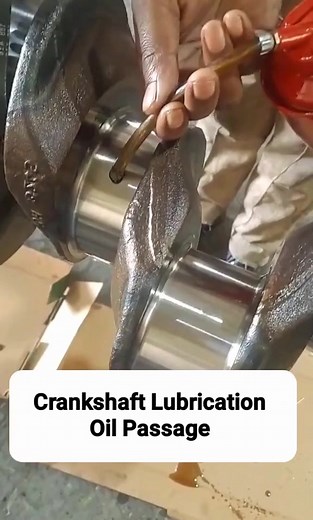 6.2K views · 65 reactions | Crankshaft Lubrication Oil Passage #engine #car #mechanic #repairs | Mechatronics Tyronn | Facebook