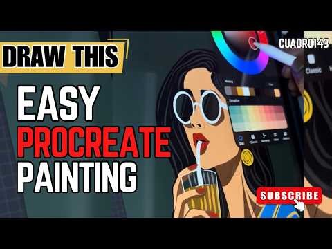 DRAW THIS | Easy Procreate Illustration Anyone Can Draw | iPad Art Tutorial | Cuadro143