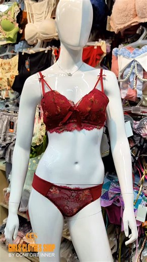 Comfort Inner on Instagram: "💖 Exclusive Lace Bra-Panty Set Now Available! Red hot look 🔥 super comfy fit ✨ Size: 32-38 | Light Padded 😍 Girls যারা premium & stylish lingerie খুঁজছেন, this set is perfect for you! Daily wear + Special look দুটোতেই অসাধারণ 💃 📲 Whatsapp Order: 01688519338 #GirlsClothesShop #PremiumLingerie"