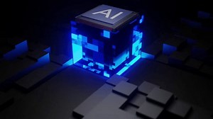 AI CPU Digital Technology Background
