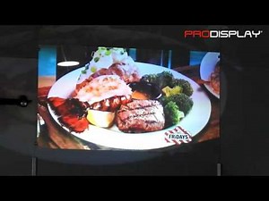 Clearview Rear Projection Screen- Holographic Effect