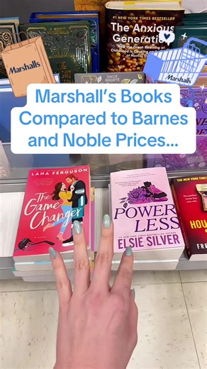 Dropped into my local Marshall’s to see what their book section had to offer. Compared prices to Barnes and Noble. @Marshalls #bookshopping #budgetfriendly #bookstore #booktok #affordablebooks